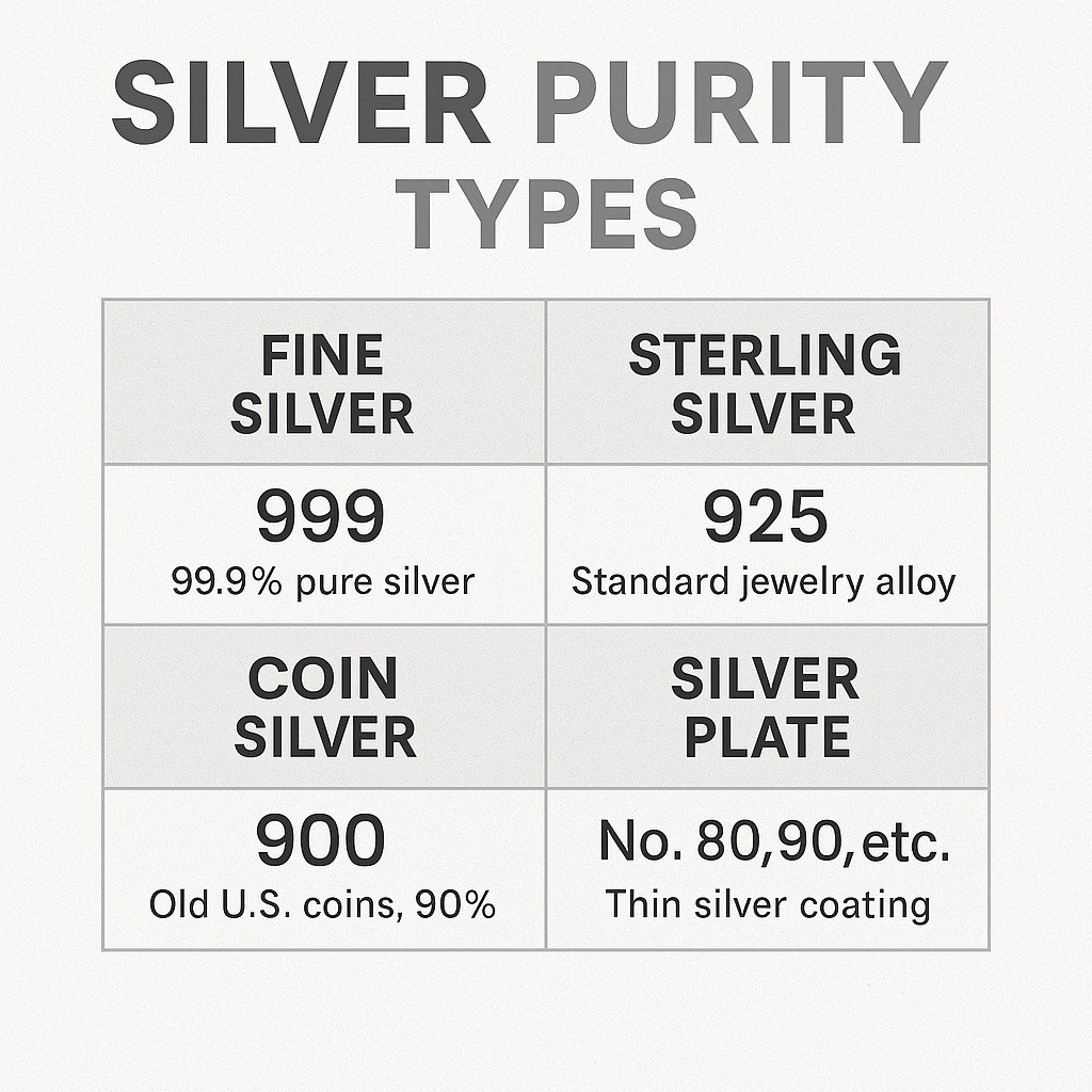 silver purity types